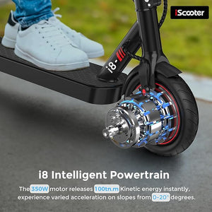 iScooter i8 Elektroroller - Reichweite von 20 km und 25 km/h