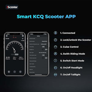 iScooter Elektroroller i9, Reichweite von 30 km und 25 km/h