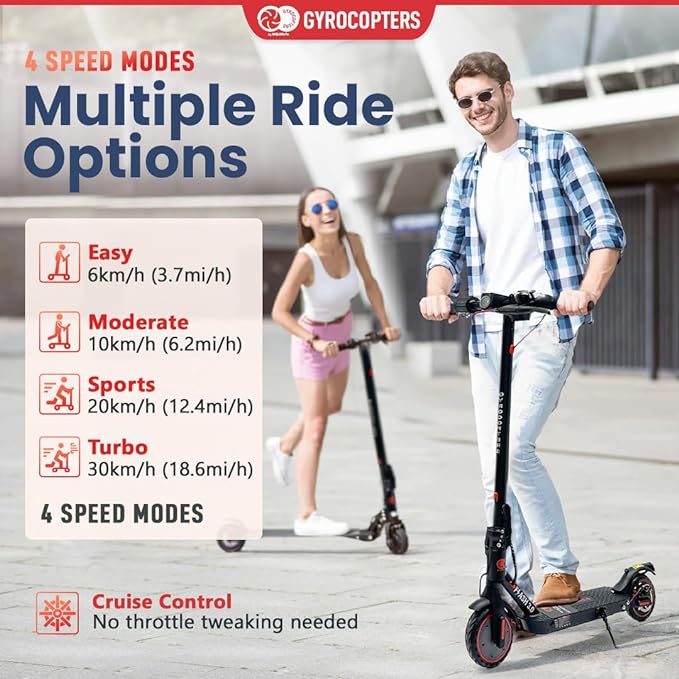 Gyrocopters MiniMe Kinderroller mit verstellbarer Höhe und LED-Rädern
