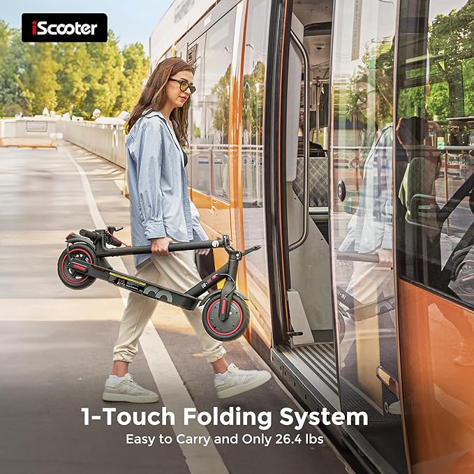 iScooter i8 Elektroroller - Reichweite von 20 km und 25 km/h