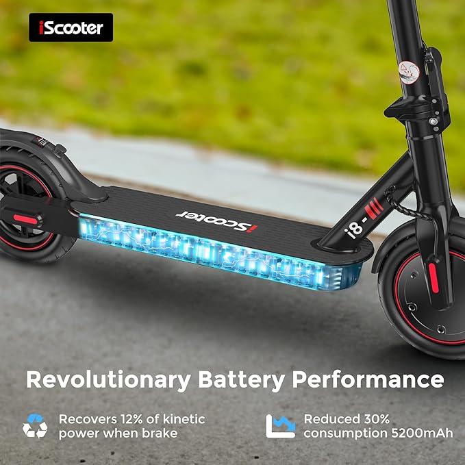 iScooter i8 Elektroroller - Reichweite von 20 km und 25 km/h