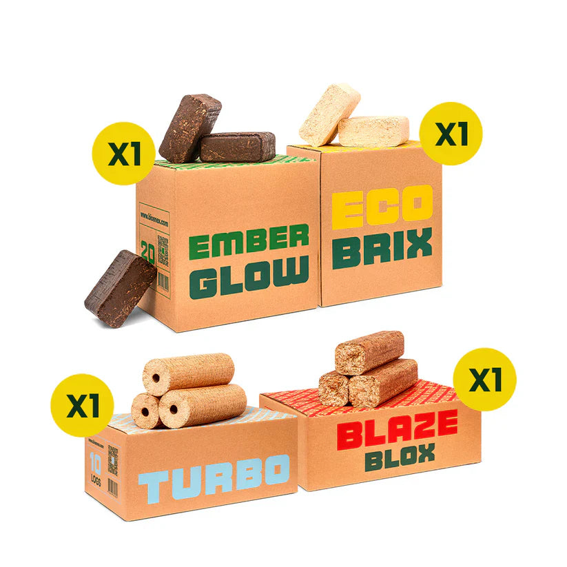 Satz mit 4 Packungen