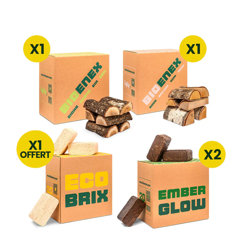 Holz- und Brikett-Set