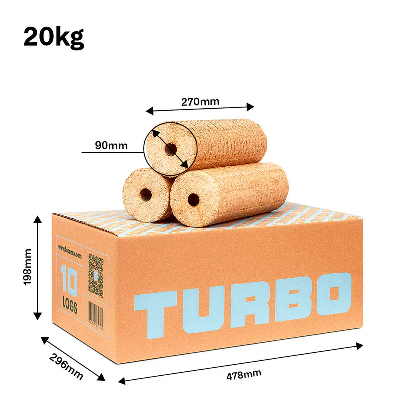 Turbo-Holzbriketts