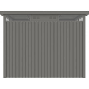 Gartenhaus aus galvanisiertem Stahl Kosto 6,76 m² + Verankerungsset - X-Métal