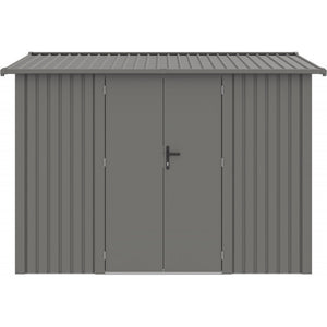 Gartenhaus aus galvanisiertem Stahl Roka 7,1 m² + Verankerungsset - X-Métal