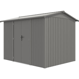 Gartenhaus aus galvanisiertem Stahl Roka 7,1 m² + Verankerungsset - X-Métal