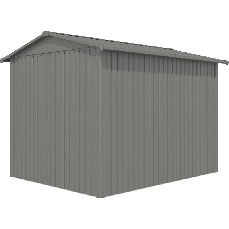 Gartenhaus aus galvanisiertem Stahl Roka 7,1 m² + Verankerungsset - X-Métal