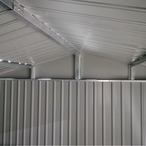 Gartenhaus aus galvanisiertem Stahl Roka 7,1 m² + Verankerungsset - X-Métal