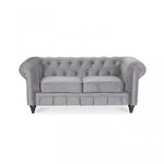 Lade das Bild in den Galerie-Viewer, Chesterfield-Sofa aus Samt, 2 Plätze, Modell Altesse
