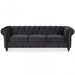 Lade das Bild in den Galerie-Viewer, Chesterfield-Sofa aus Samt, 3 Plätze, Modell Altesse
