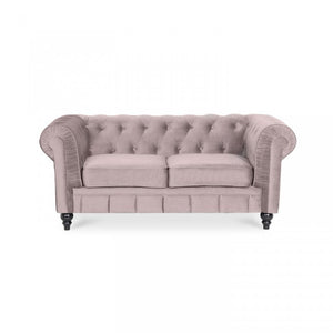 Chesterfield-Sofa aus Samt, 2 Plätze, Modell Altesse