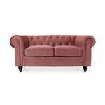 Lade das Bild in den Galerie-Viewer, Chesterfield-Sofa aus Samt, 2 Plätze, Modell Altesse
