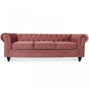 Chesterfield-Sofa aus Samt, 3 Plätze, Modell Altesse