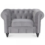 Lade das Bild in den Galerie-Viewer, Chesterfield-Sessel aus Samt Altesse
