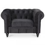Lade das Bild in den Galerie-Viewer, Chesterfield-Sessel aus Samt Altesse
