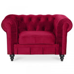 Lade das Bild in den Galerie-Viewer, Chesterfield-Sessel aus Samt Altesse
