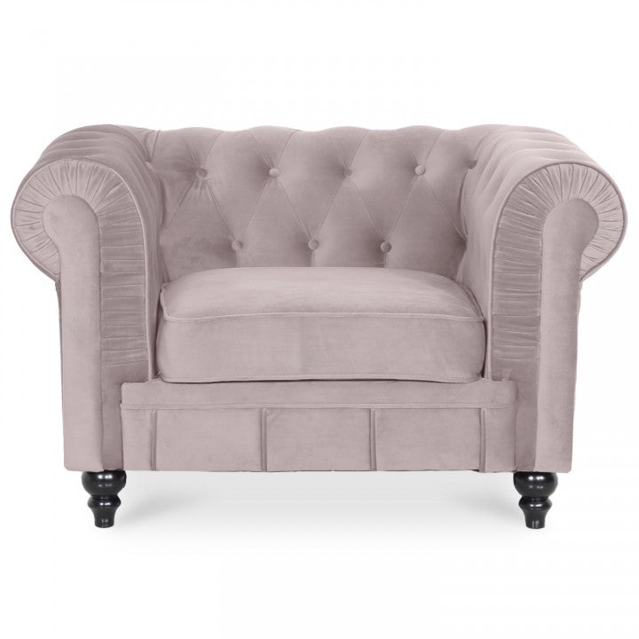 Chesterfield-Sessel aus Samt Altesse