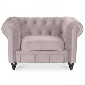 Chesterfield-Sessel aus Samt Altesse