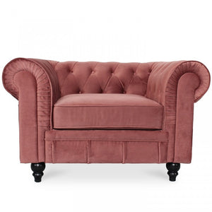 Chesterfield-Sessel aus Samt Altesse