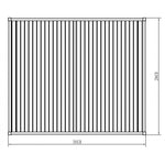 Lade das Bild in den Galerie-Viewer, Bioklimatische freistehende Aluminium-Pergola in Hellgrau, 4x3m - X-METAL
